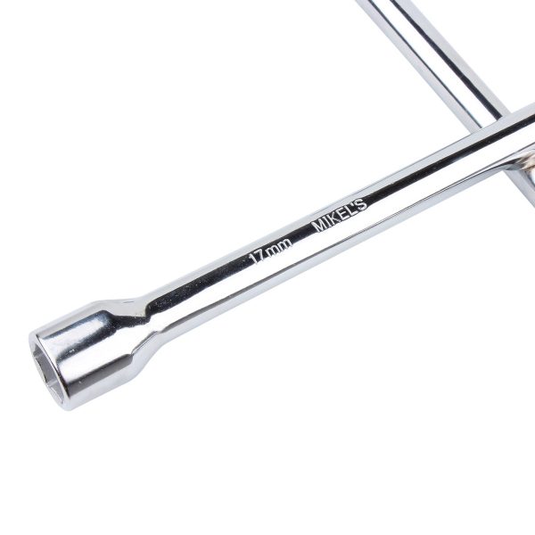 Llave de cruz cromada 14” (13/16” - 3/4” - 17mm - 7/8”) - Image 4