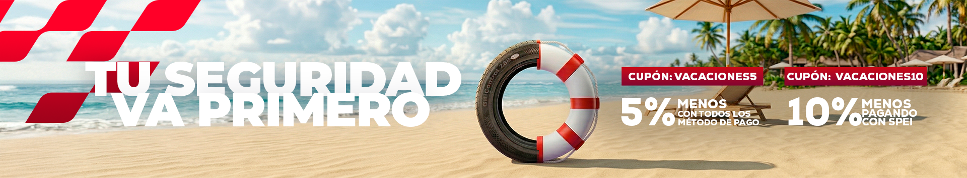 Cupón vacaciones